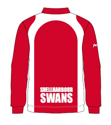 Shellharbour Swans Junior AFL Spray Jacket 1005