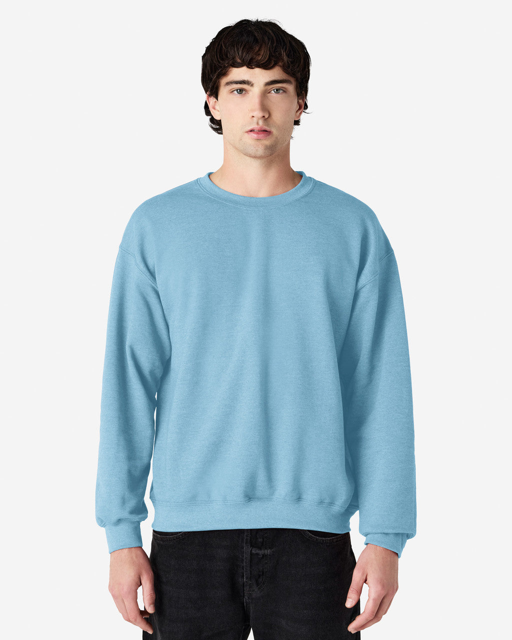 Adult Heavy Blend Crew Neck Hoodie - 18000 (11 Colours)