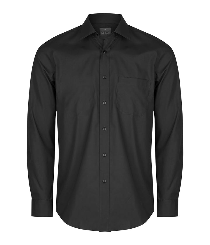 Men's Premium Poplin Long Sleeve Shirt - 1272L (4 colours)