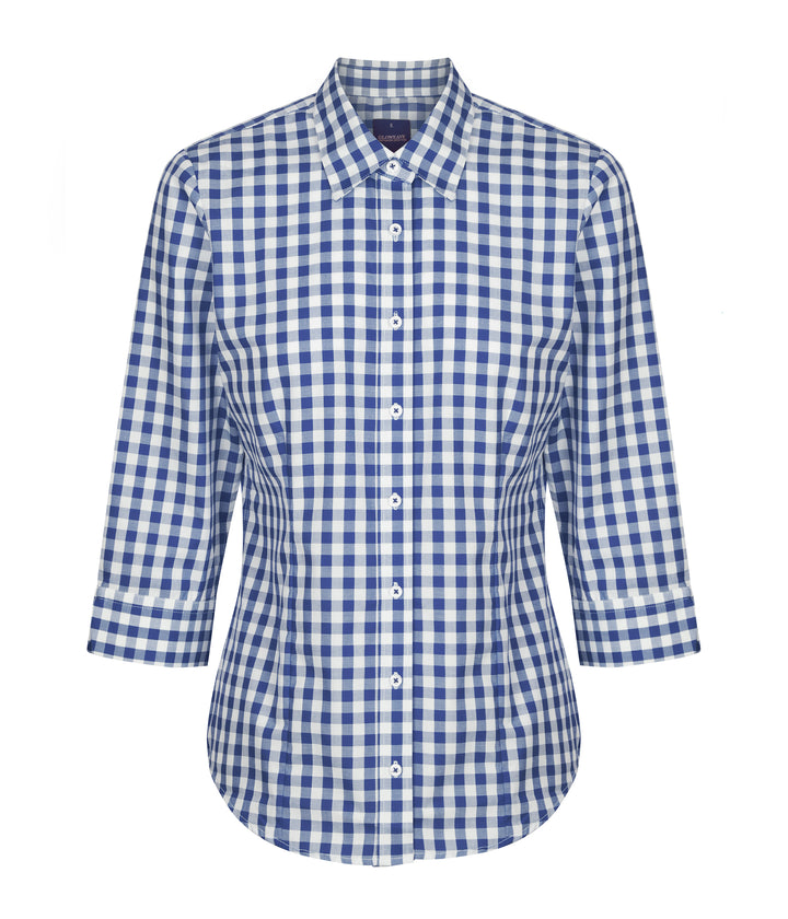 Women's Royal Oxford 3/4 Sleeve Shirt - 1710WL