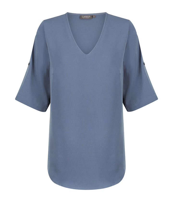 V Neck Top - 1800WZ (Sleeve Down)