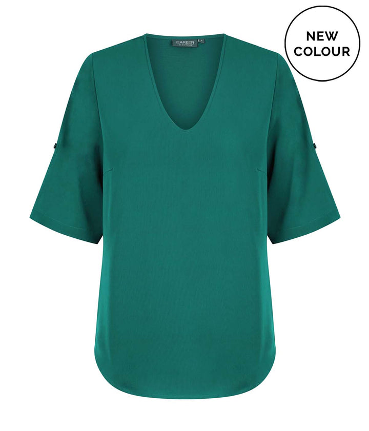 V Neck Top - 1800WZ (Sleeve Down)
