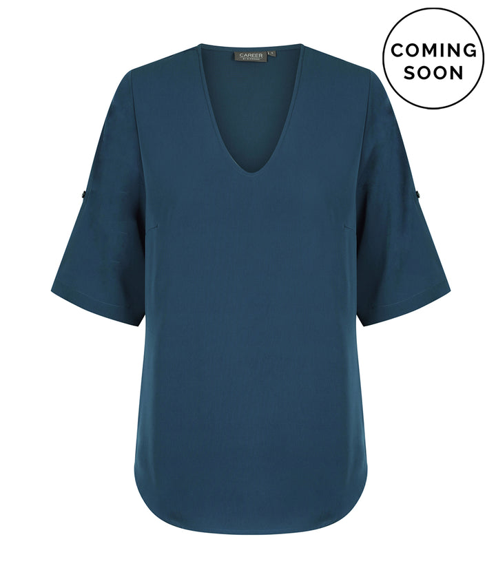 V Neck Top - 1800WZ (Sleeve Down)