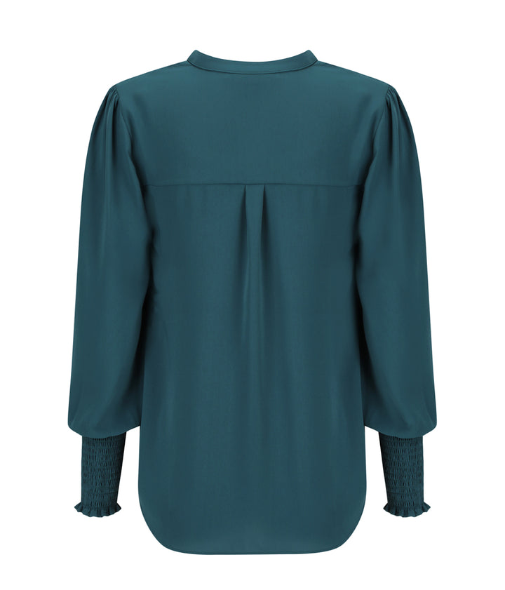 Marni Recycled Poly 1/2 Placket Top - 1805WL
