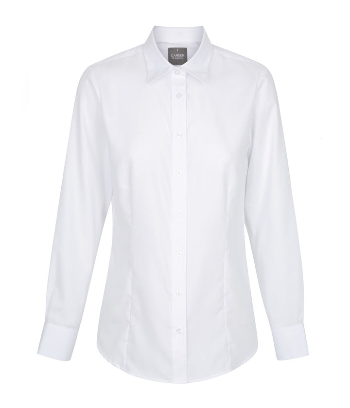 Women's Ultimate White Long Sleeve Shirt - 1908WL