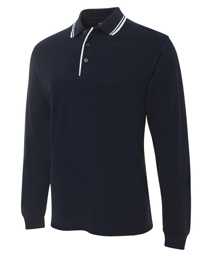 Jb’s L/S Contrast Polo - 210XC