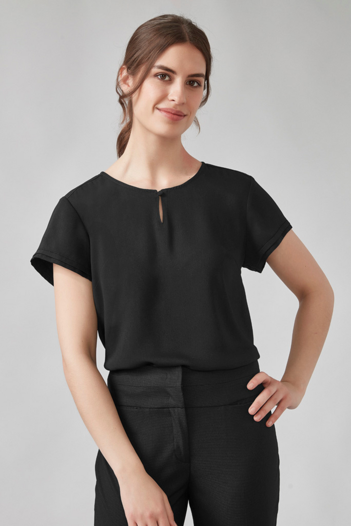 Womens Evelyn Short Sleeve Blouse - RU569LS