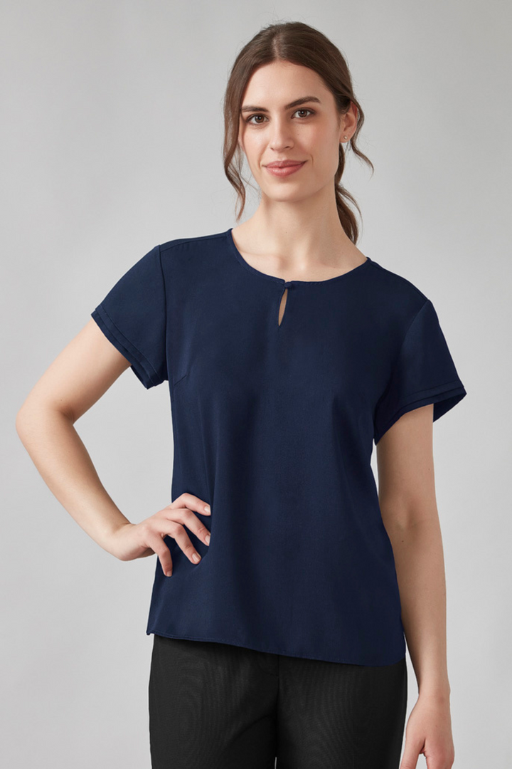 Womens Evelyn Short Sleeve Blouse - RU569LS