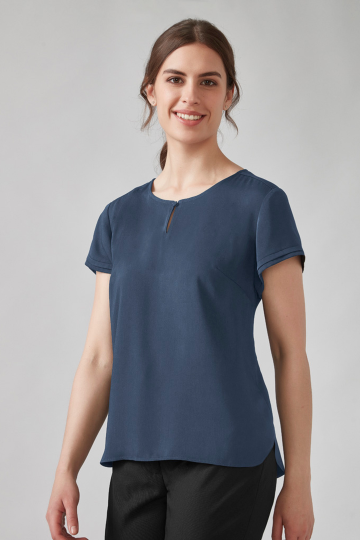 Womens Evelyn Short Sleeve Blouse - RU569LS