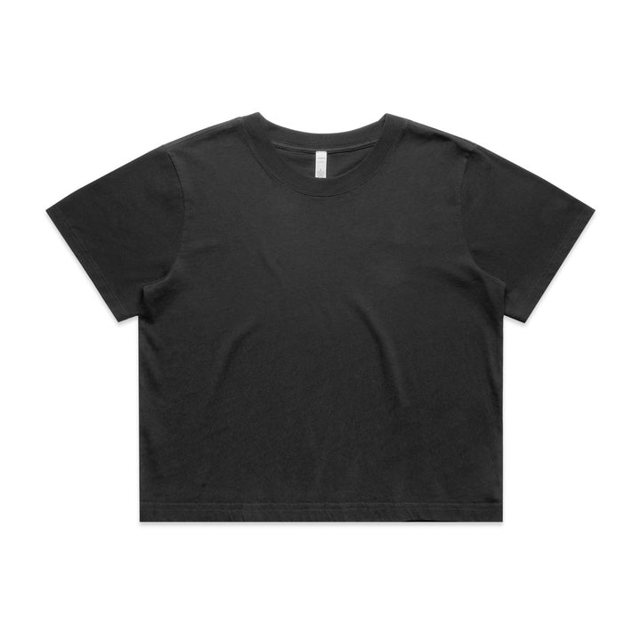 Womens Wo's Heavy Faded Crop Tee - 4089
