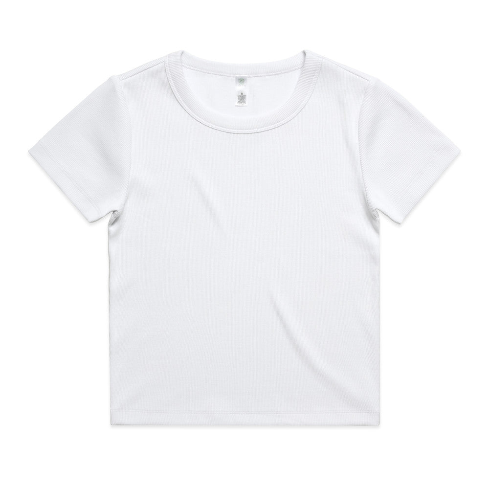 Womens Wo's Organic Rib Tee  - 4092G