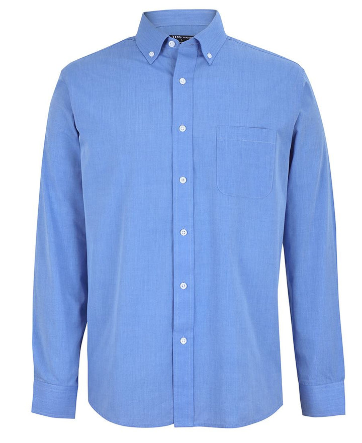 JB's Long Sleeve Fine Chambray Shirt - 4FC
