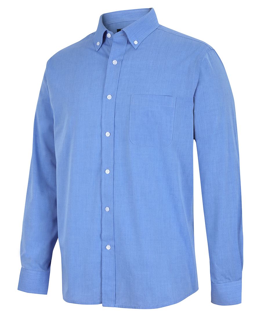 JB's Long Sleeve Fine Chambray Shirt - 4FC