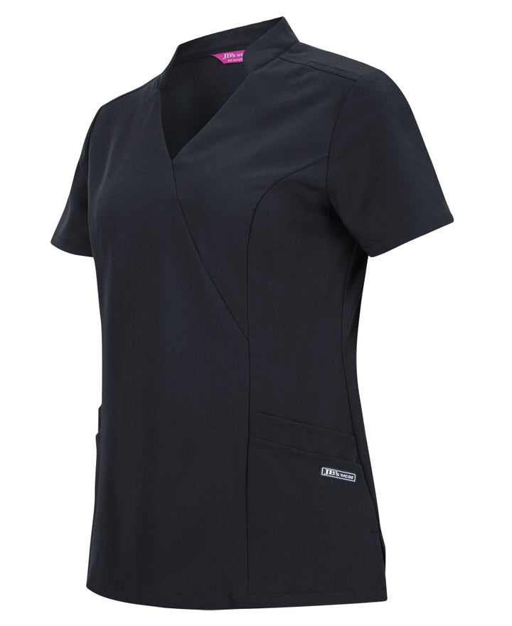 JB's Ladies Nu Mandarin Collar Scrub Top - 4SMT1