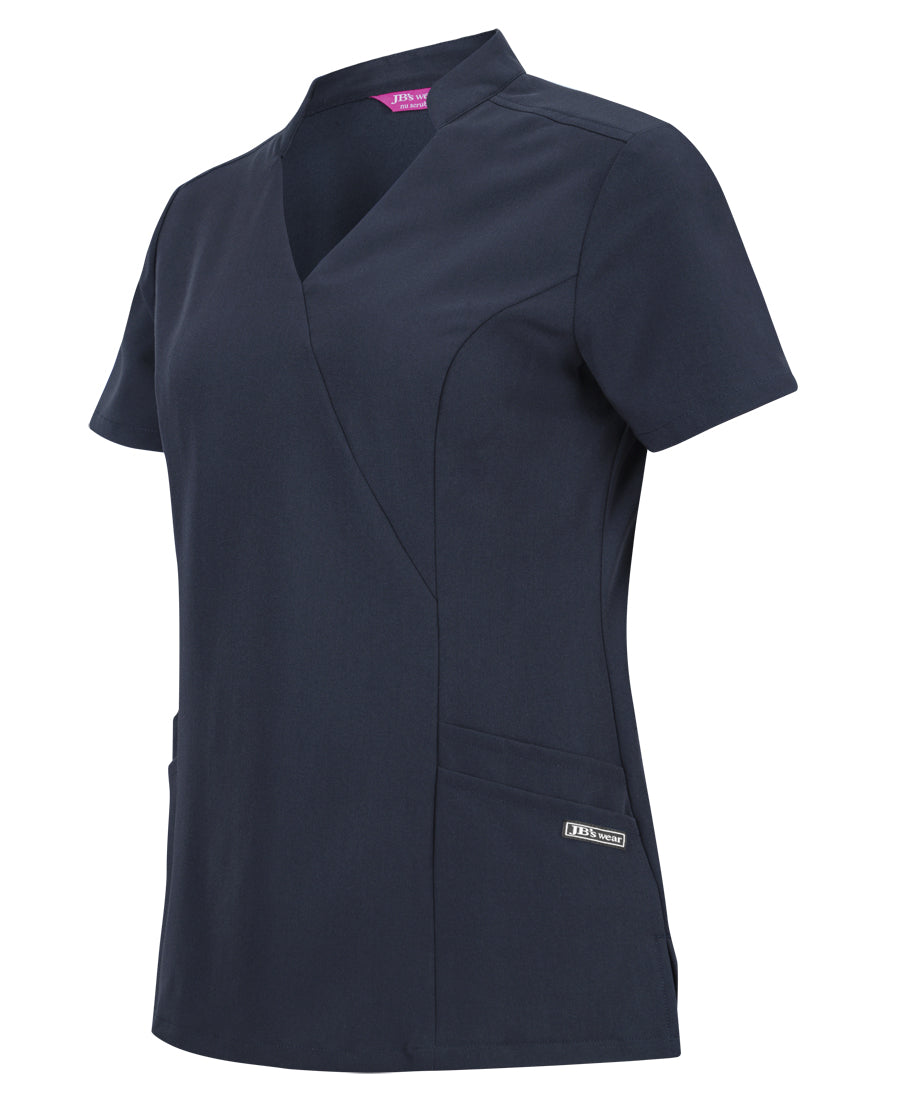 JB's Ladies Nu Mandarin Collar Scrub Top - 4SMT1