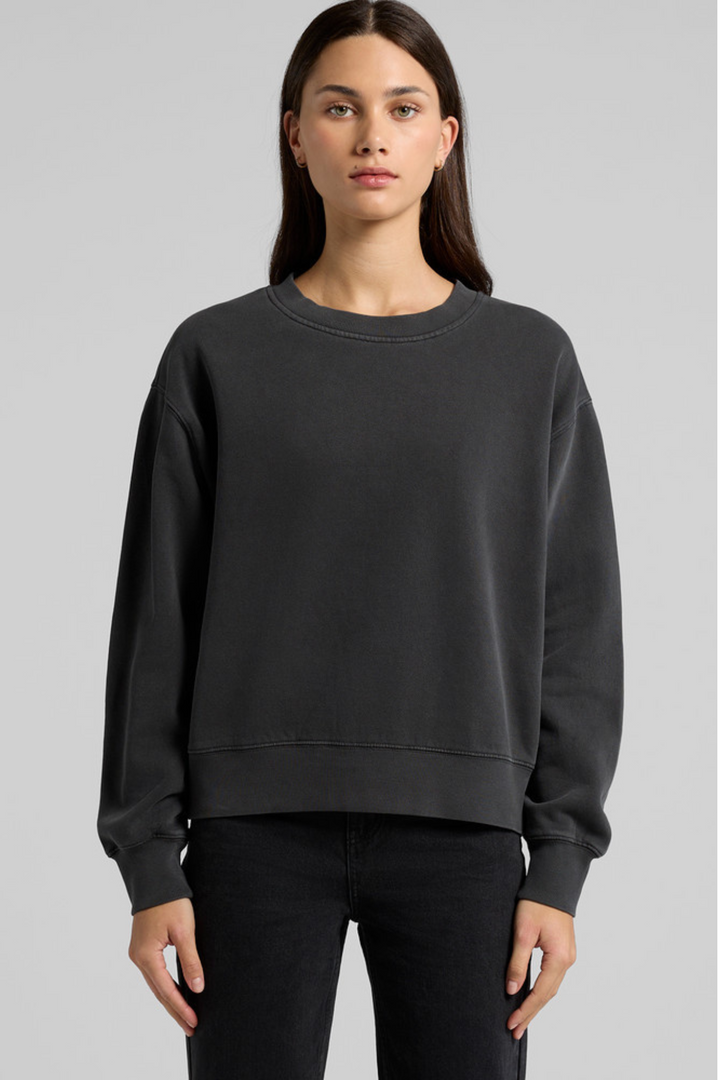 Womens Wo's Relax Faded Crew - 4165