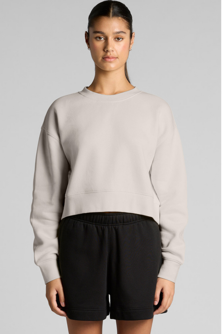 Womens Wo's Relax Crop Crew - 4169