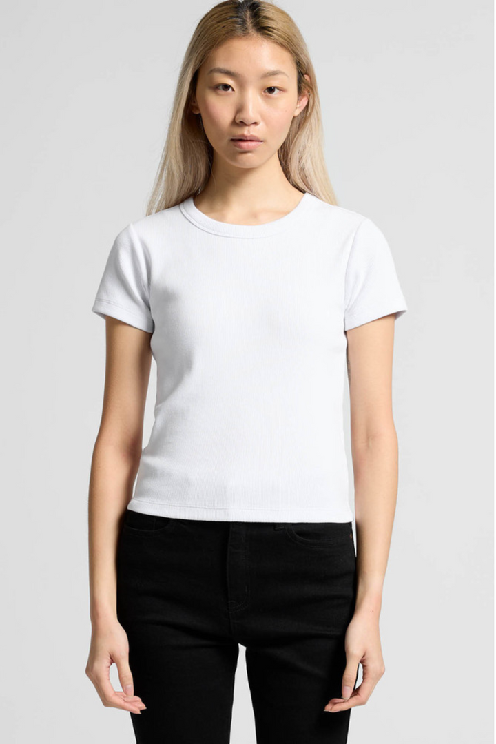 Womens Wo's Organic Rib Tee  - 4092G