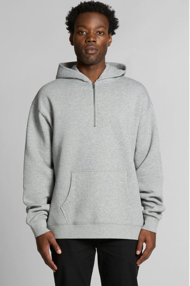 Mens Mens Relax Half Zip Hood - 5164