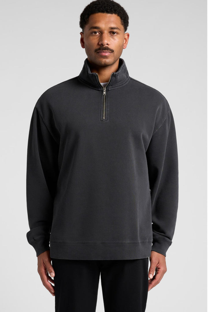 Mens Relax Faded Half Zip - 5167