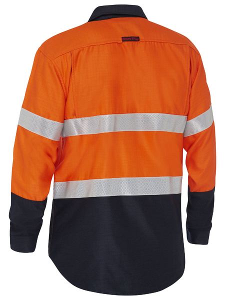 Apex 160 Taped Hi Vis FR Ripstop Vented Shirt - BS8338T