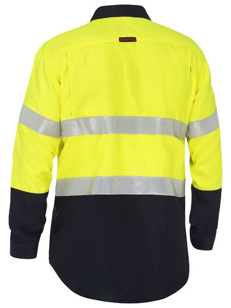Apex 160 Taped Hi Vis FR Ripstop Vented Shirt - BS8338T