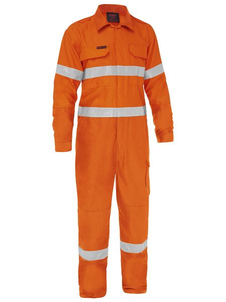 Apex 185 Taped Hi Vis FR Ripstop Vented Coverall - BC8478T
