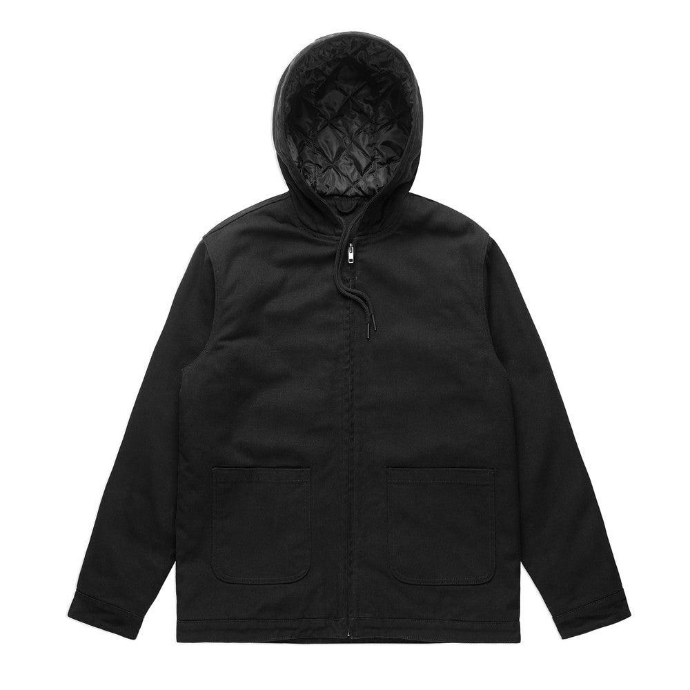 Mens Canvas Heavy Hooded Jacket - 5529