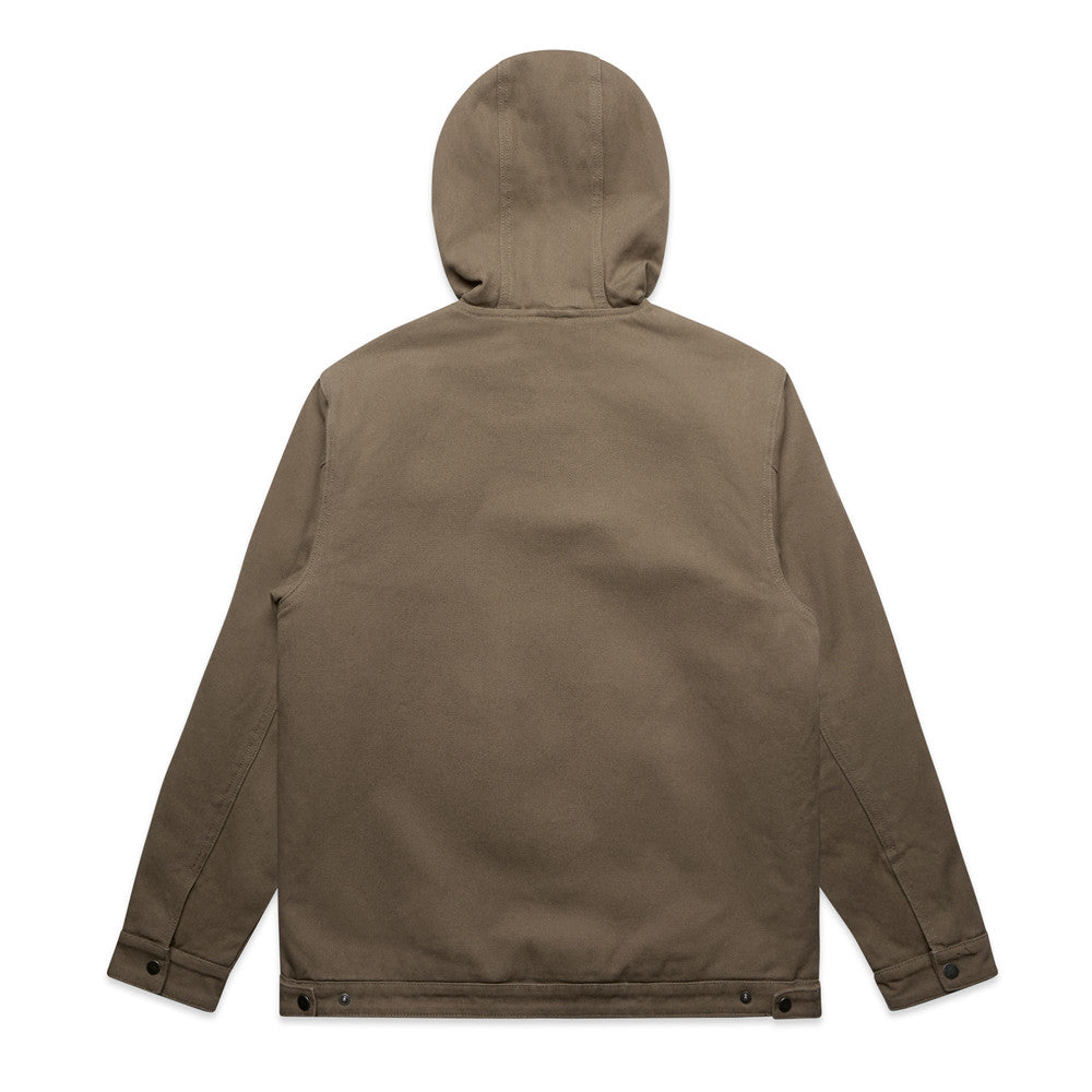Mens Canvas Heavy Hooded Jacket - 5529