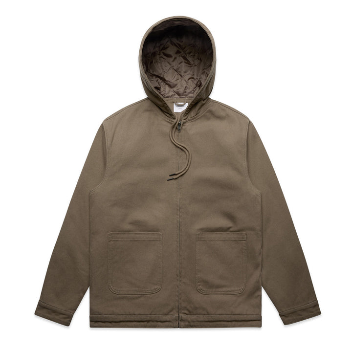 Mens Canvas Heavy Hooded Jacket - 5529