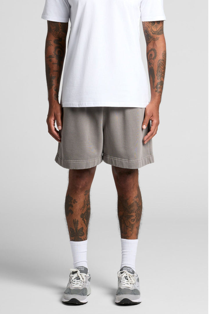 Mens Relax Faded Track Shorts 18" - 5939