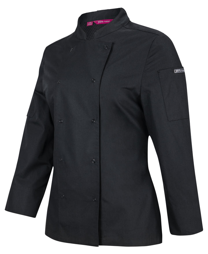 JB's Ladies L/S Snap Button Chef Jacket - 5CJL1