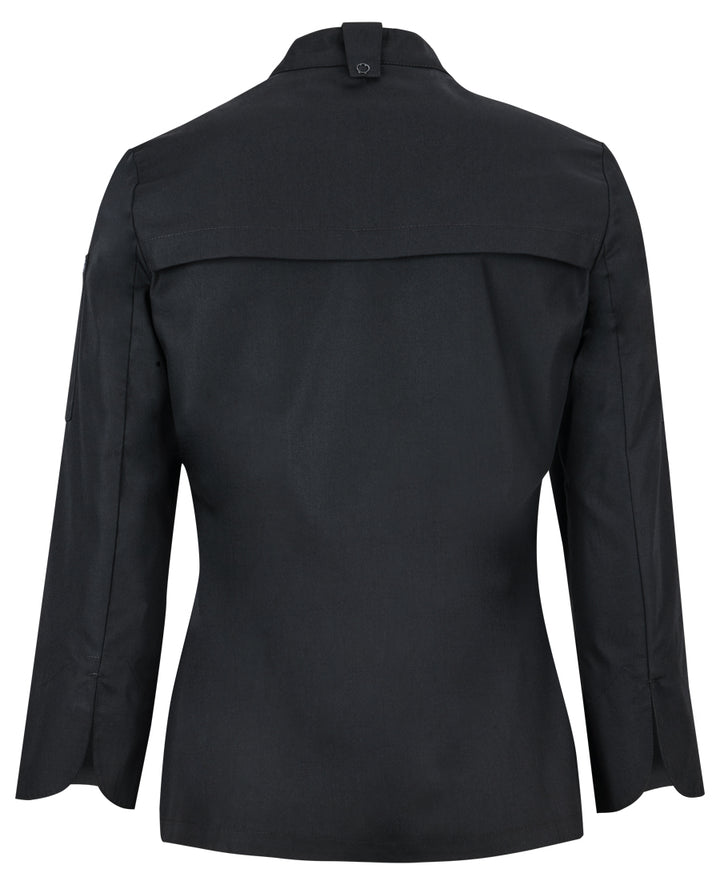 JB's Ladies L/S Snap Button Chef Jacket - 5CJL1