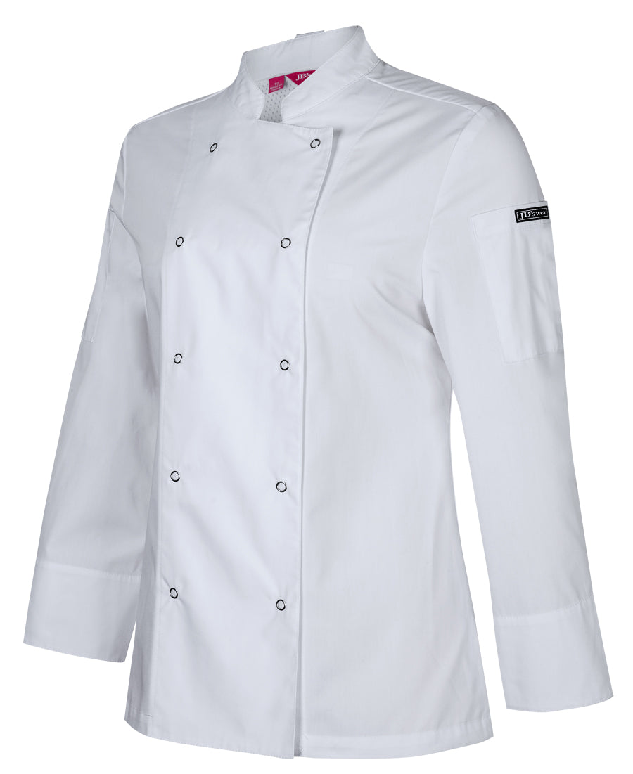 JB's Ladies L/S Snap Button Chef Jacket - 5CJL1