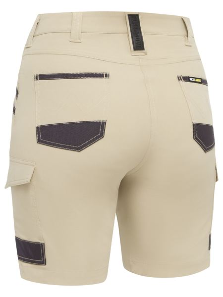 Women's Flex & Move 4-Way Stretch Zip Cargo Short  - BSHL1332