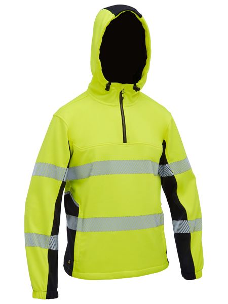 Flx & Move Hi Vis Taped Liquid Repellent Fleece Hoodie - BK6571T