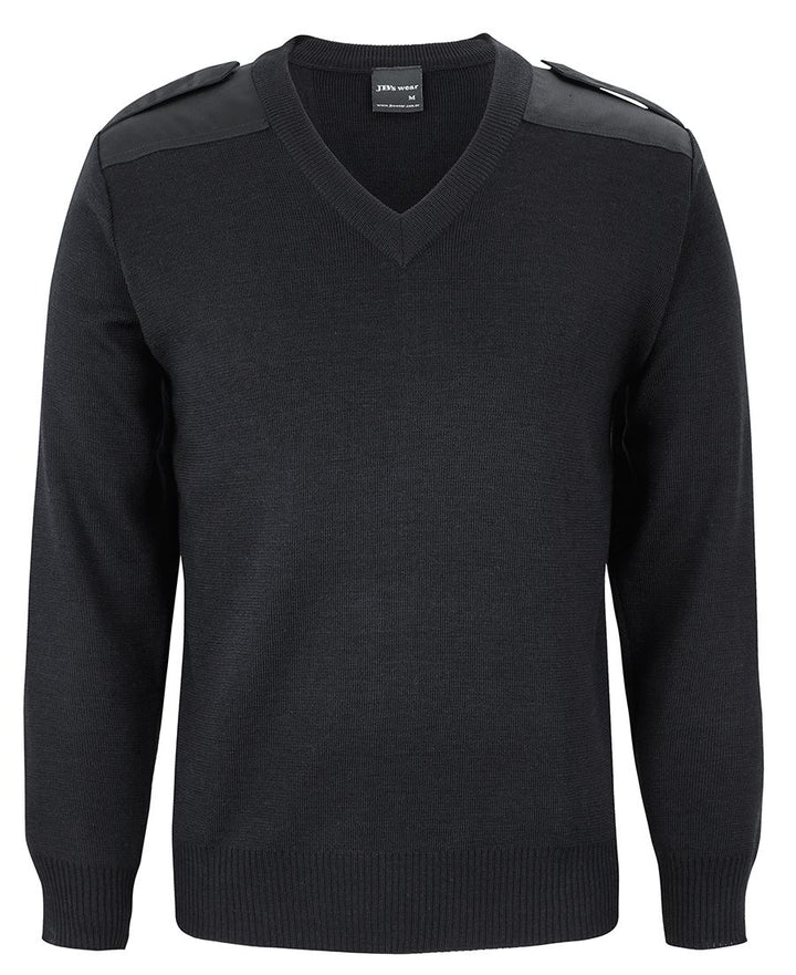 Knitted Epaulette Jumper - 6EJ