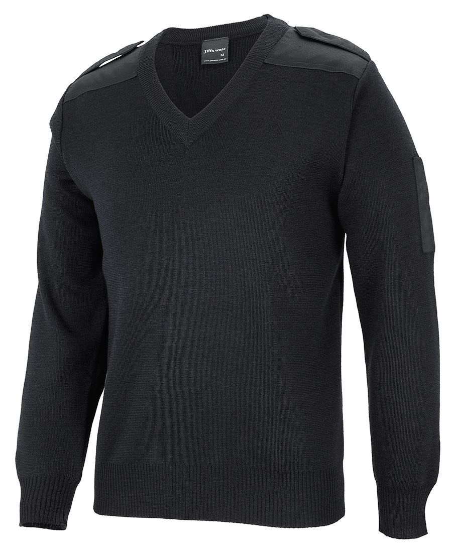 Knitted Epaulette Jumper - 6EJ