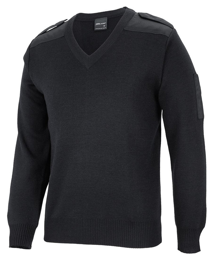 Knitted Epaulette Jumper - 6EJ