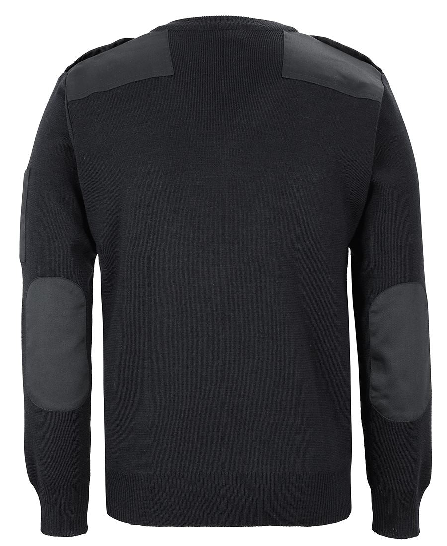Knitted Epaulette Jumper - 6EJ