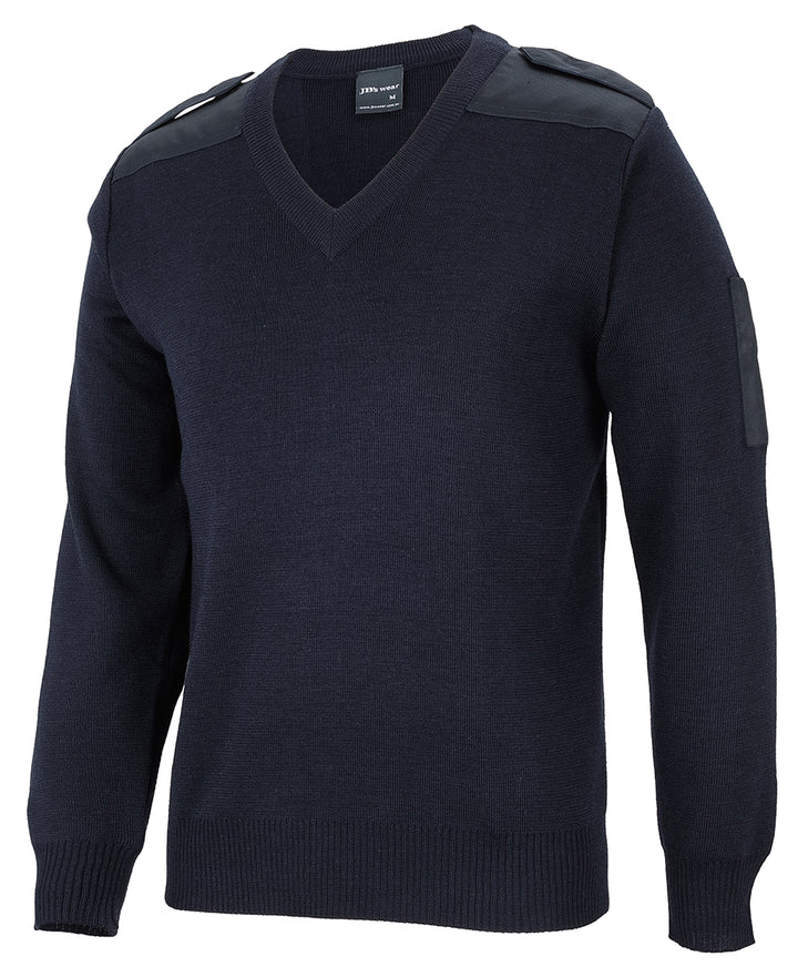 Knitted Epaulette Jumper - 6EJ