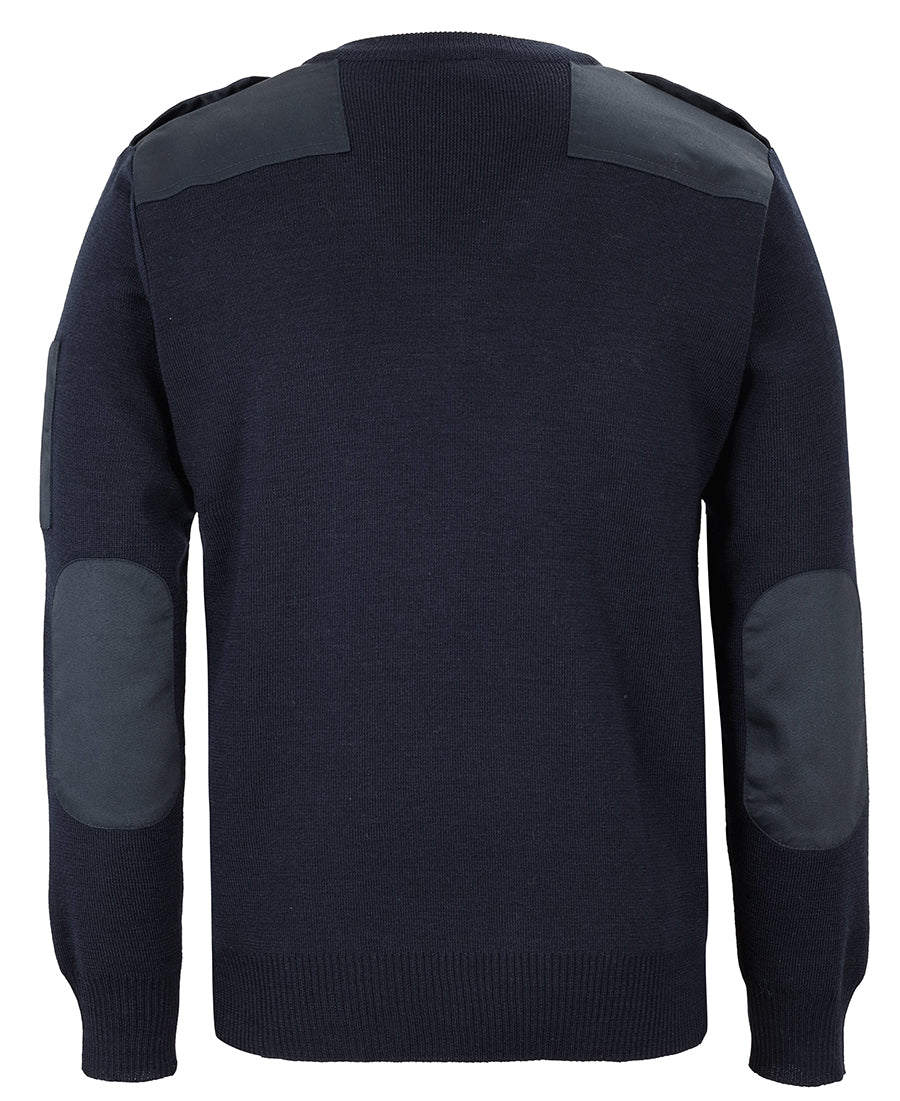 Knitted Epaulette Jumper - 6EJ