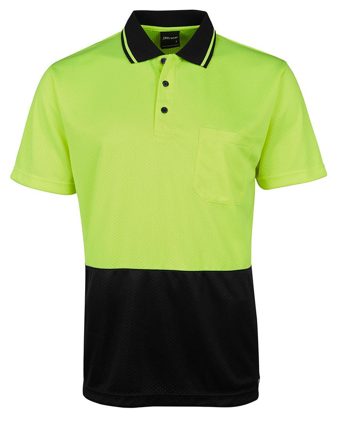 JB's Hi Vis Jacquard Non Cuff Polo - 6HJNC