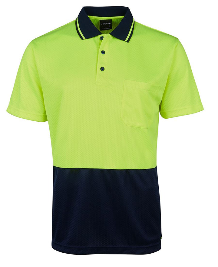 JB's Hi Vis Jacquard Non Cuff Polo - 6HJNC