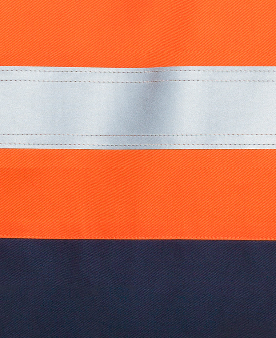 JB'S Hi Vis (D+N) Long Sleeve 190G Work Shirt - 6HLS