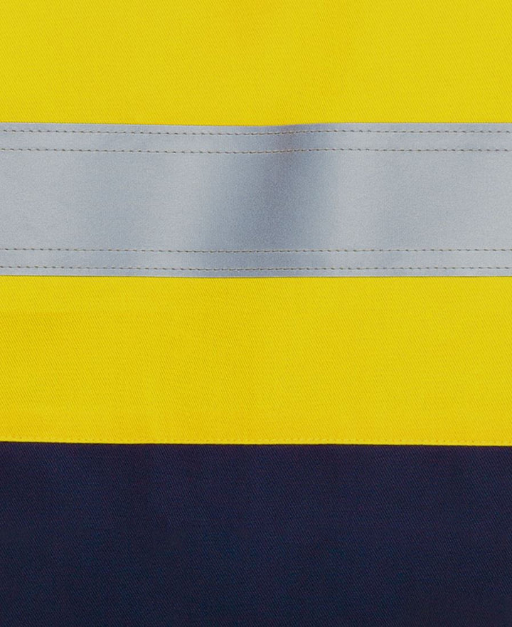 JB'S Hi Vis (D+N) Long Sleeve 190G Work Shirt - 6HLS
