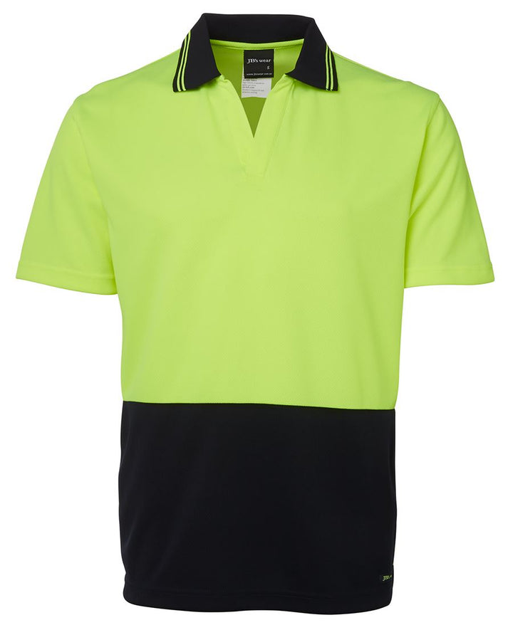JB's Hi Vis Short Sleeve Non Button Polo - 6HNB