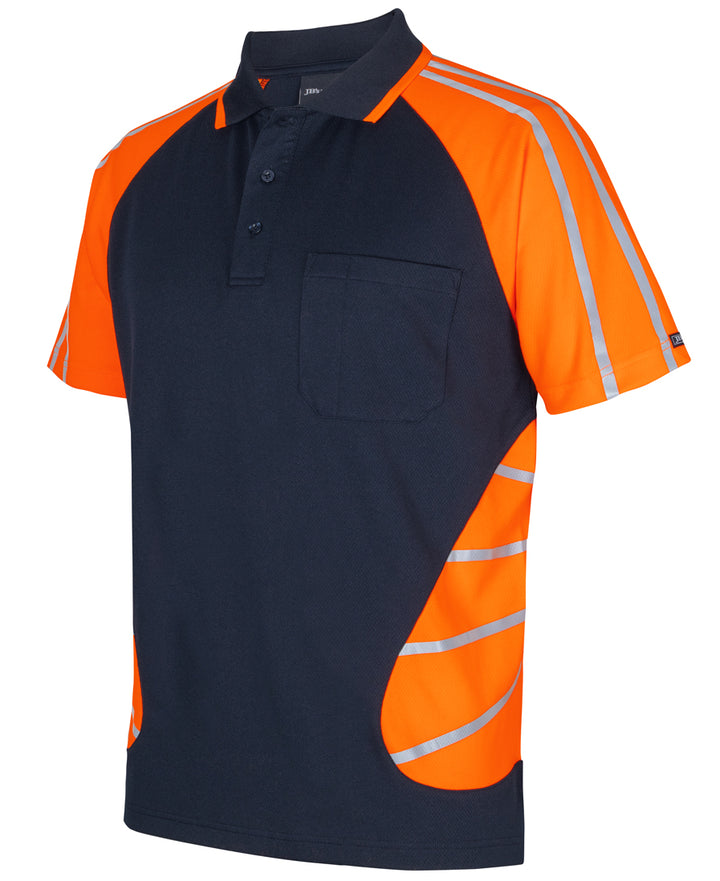 JB's Street Spider Polo with Reflective Stripes - 6HSSR
