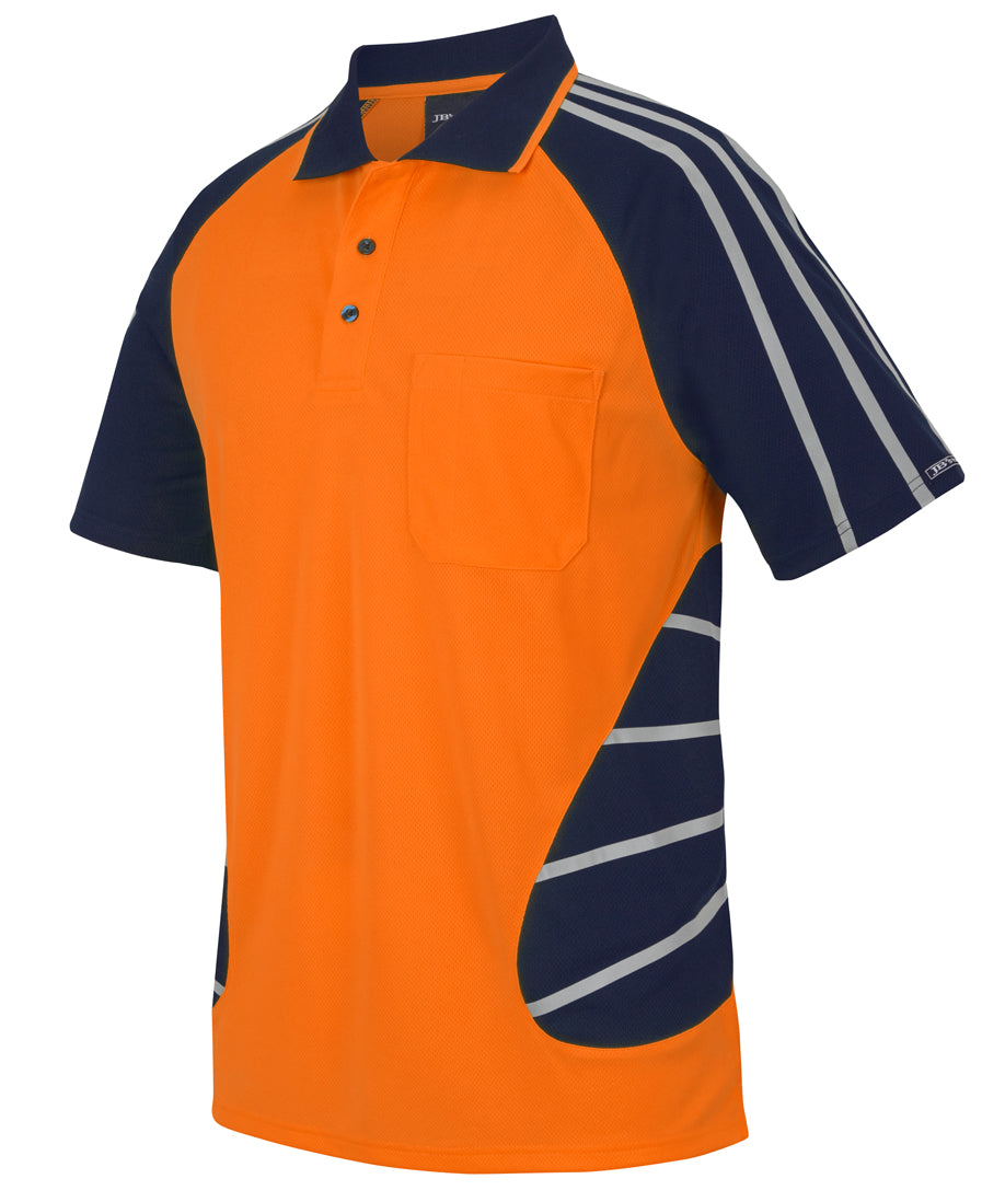 JB's Street Spider Polo with Reflective Stripes - 6HSSR