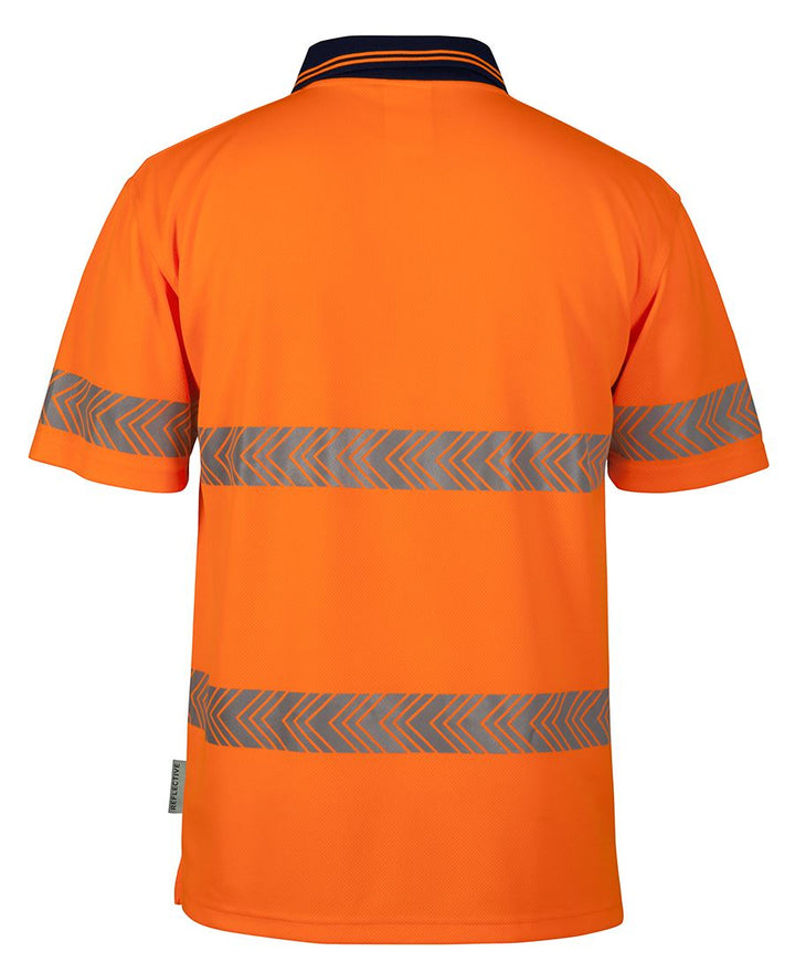 JB's Hi Vis Short Sleeve Segmented Tape Polo - 6HSST